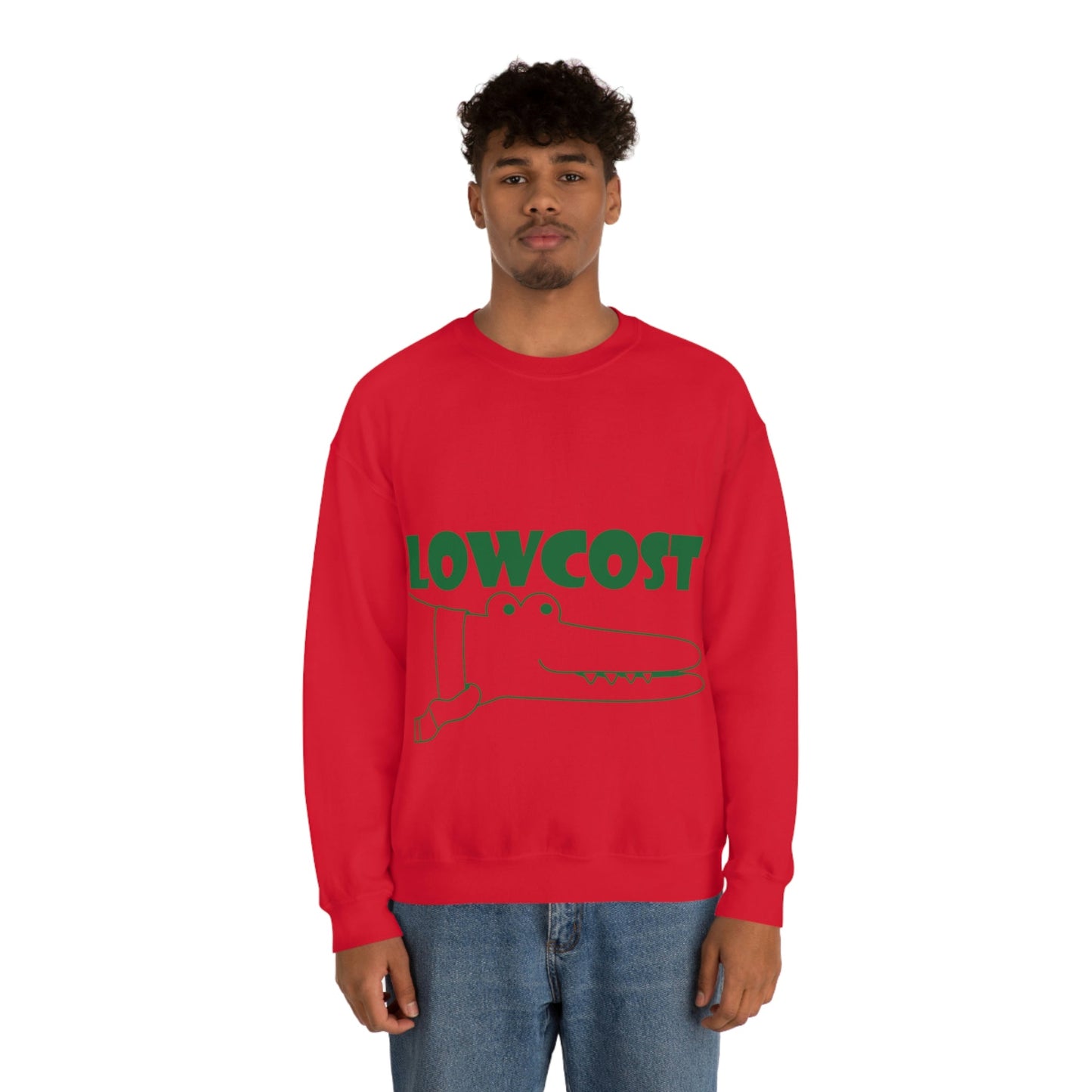 Lowcost Сrocodile Due To Inflation Unisex Heavy Blend™ Crewneck Sweatshirt Ichaku [Perfect Gifts Selection]