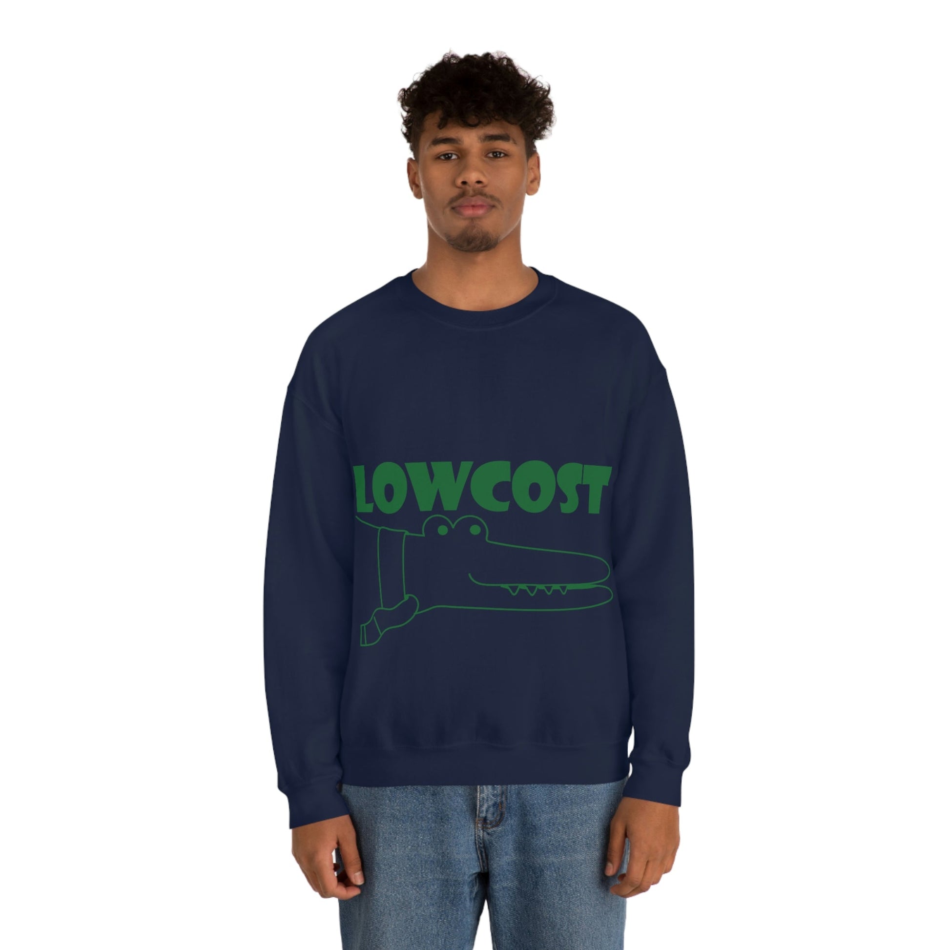 Lowcost Сrocodile Due To Inflation Unisex Heavy Blend™ Crewneck Sweatshirt Ichaku [Perfect Gifts Selection]