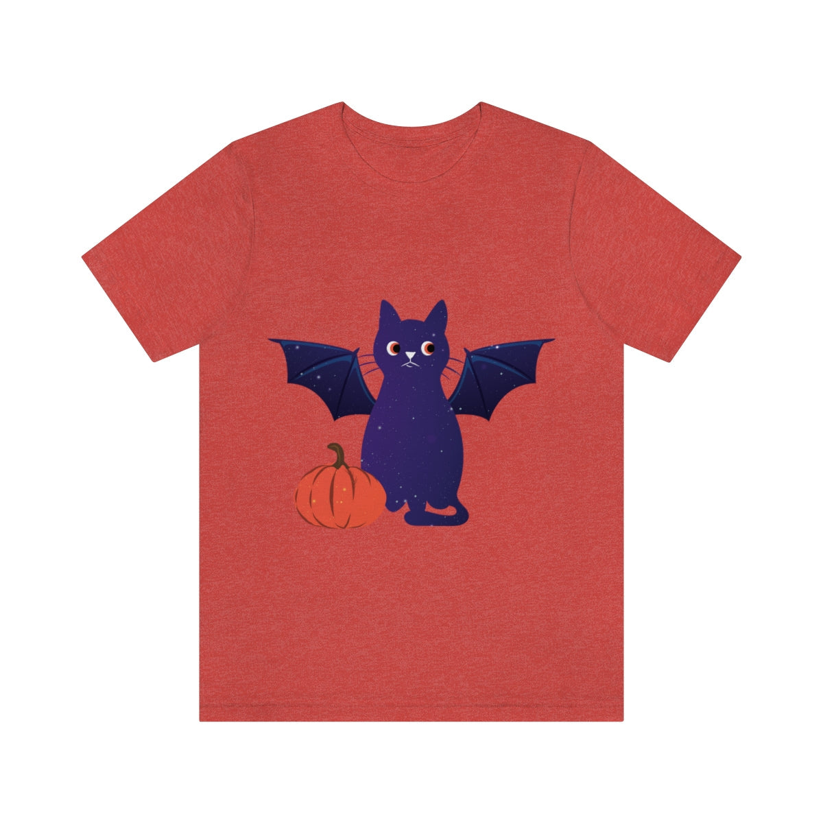 Magic Halloween Cute Universe Cat Unisex Jersey Short Sleeve T-Shirt Ichaku [Perfect Gifts Selection]