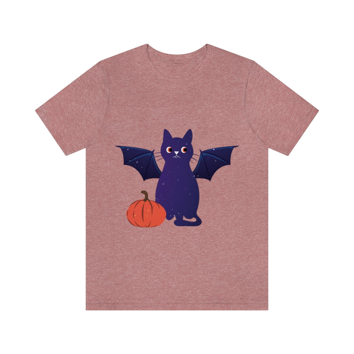 Magic Halloween Cute Universe Cat Unisex Jersey Short Sleeve T-Shirt Ichaku [Perfect Gifts Selection]