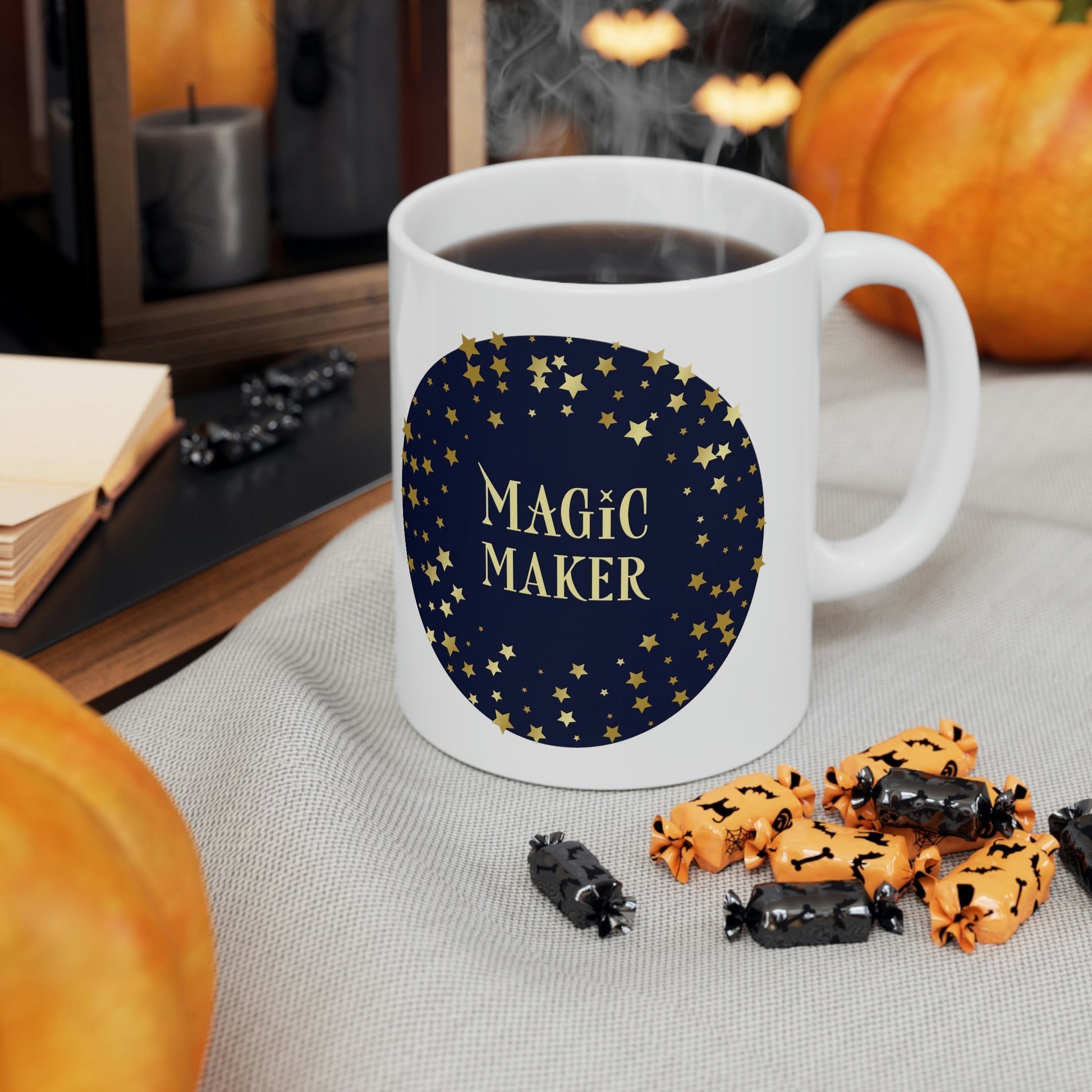 Magic Maker Xmas Holiday Quotes Ceramic Mug 11oz Ichaku [Perfect Gifts Selection]