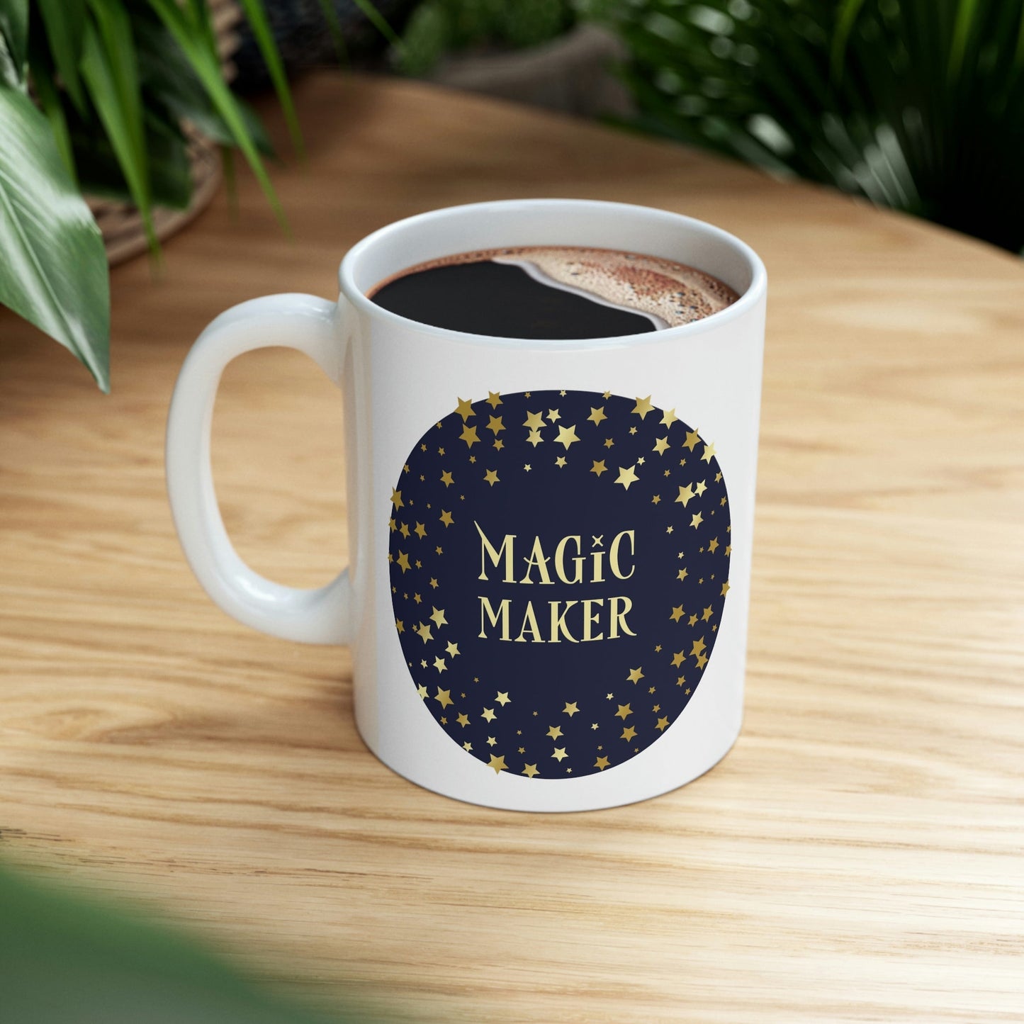 Magic Maker Xmas Holiday Quotes Ceramic Mug 11oz Ichaku [Perfect Gifts Selection]