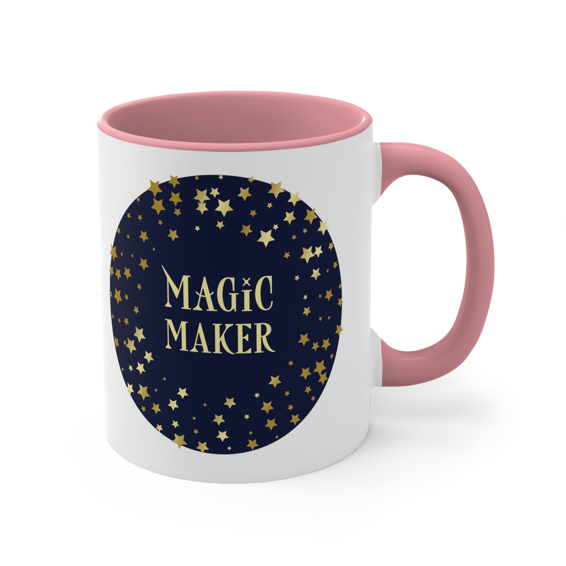 Magic Maker Xmas Holiday Quotes Classic Accent Coffee Mug 11oz Ichaku [Perfect Gifts Selection]