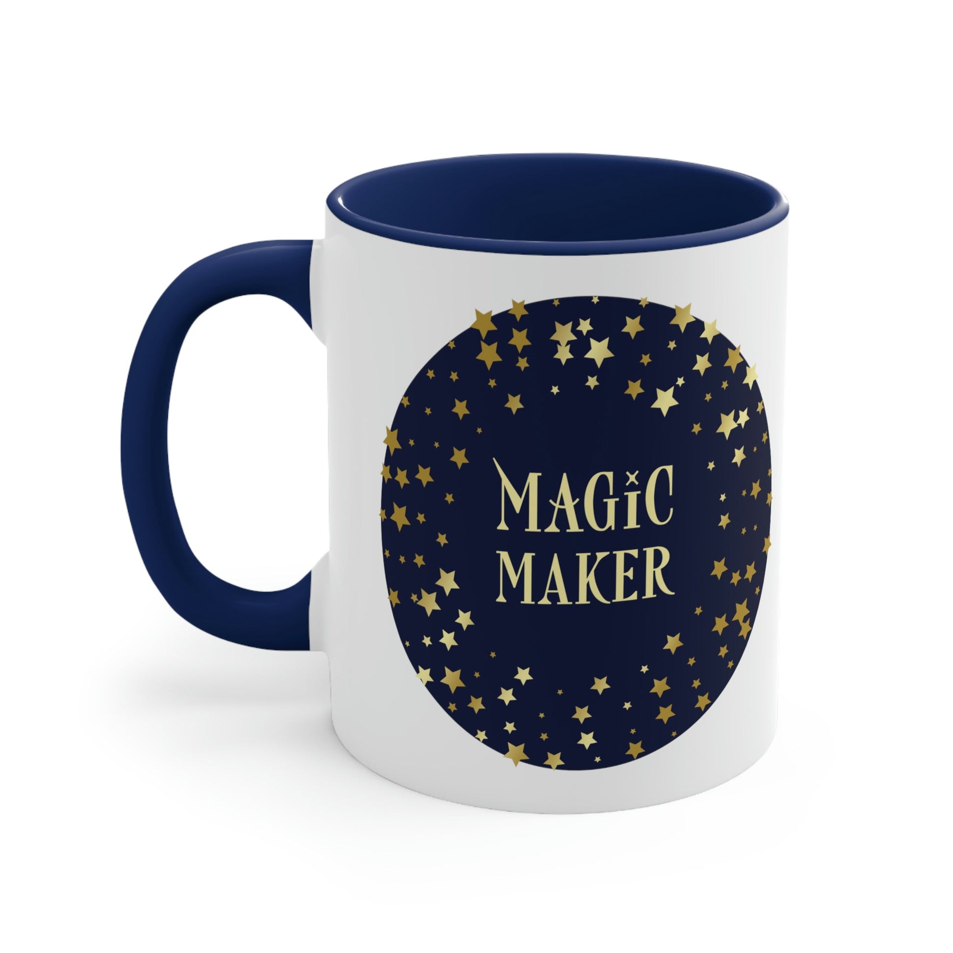 Magic Maker Xmas Holiday Quotes Classic Accent Coffee Mug 11oz Ichaku [Perfect Gifts Selection]