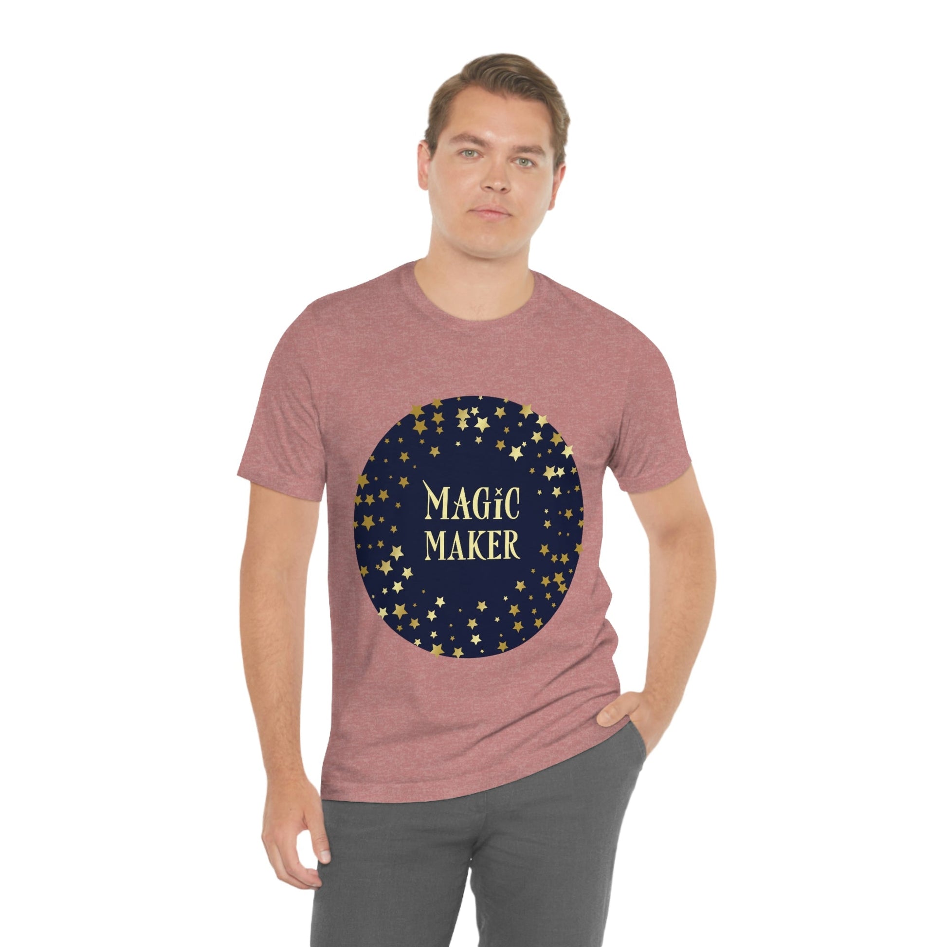 Magic Maker Xmas Holiday Quotes Unisex Jersey Short Sleeve T-Shirt Ichaku [Perfect Gifts Selection]