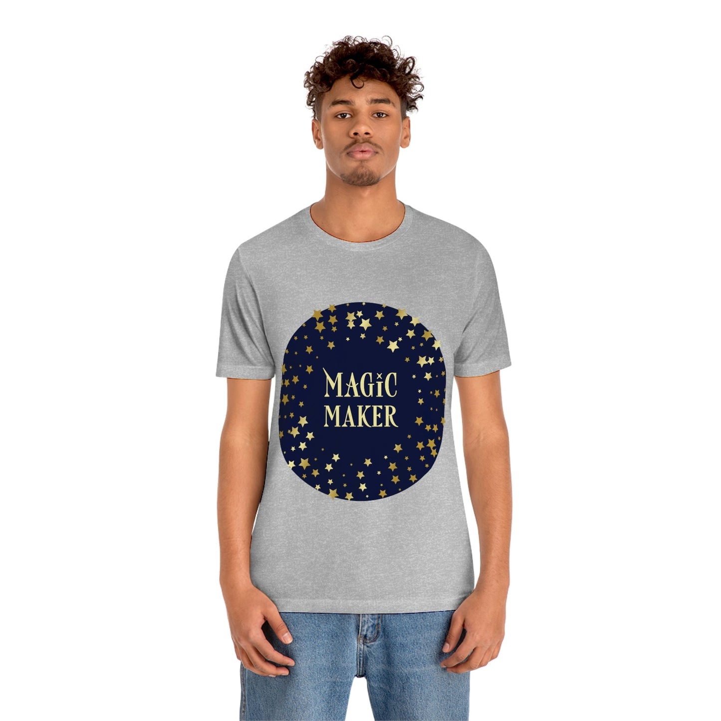 Magic Maker Xmas Holiday Quotes Unisex Jersey Short Sleeve T-Shirt Ichaku [Perfect Gifts Selection]