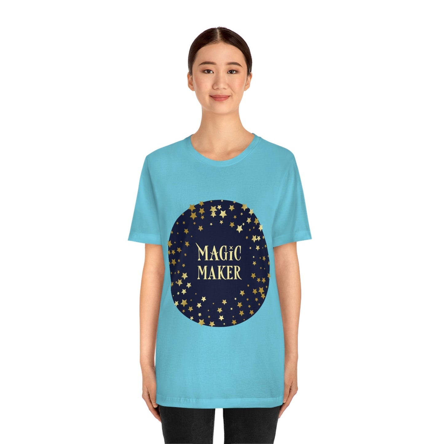 Magic Maker Xmas Holiday Quotes Unisex Jersey Short Sleeve T-Shirt Ichaku [Perfect Gifts Selection]
