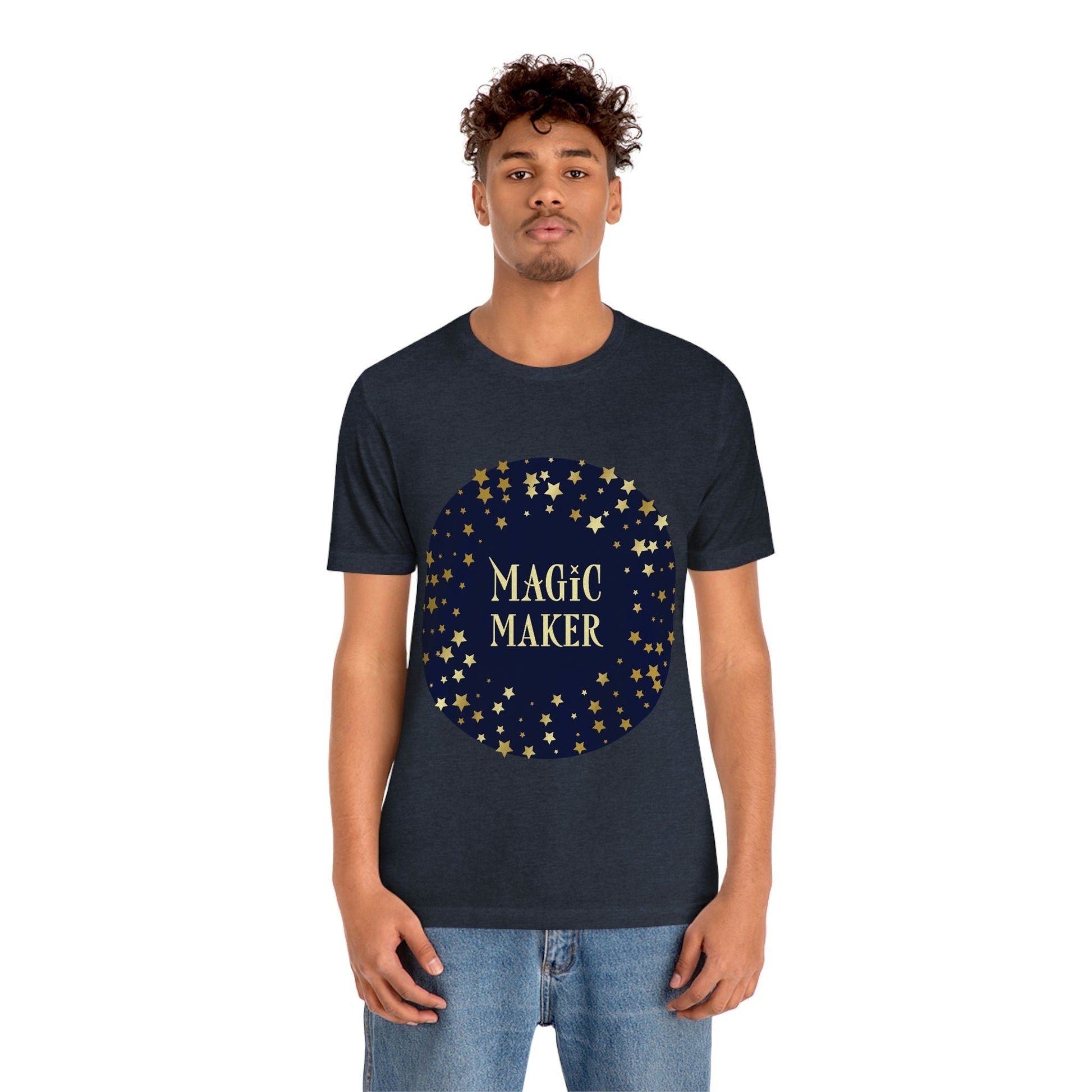 Magic Maker Xmas Holiday Quotes Unisex Jersey Short Sleeve T-Shirt Ichaku [Perfect Gifts Selection]