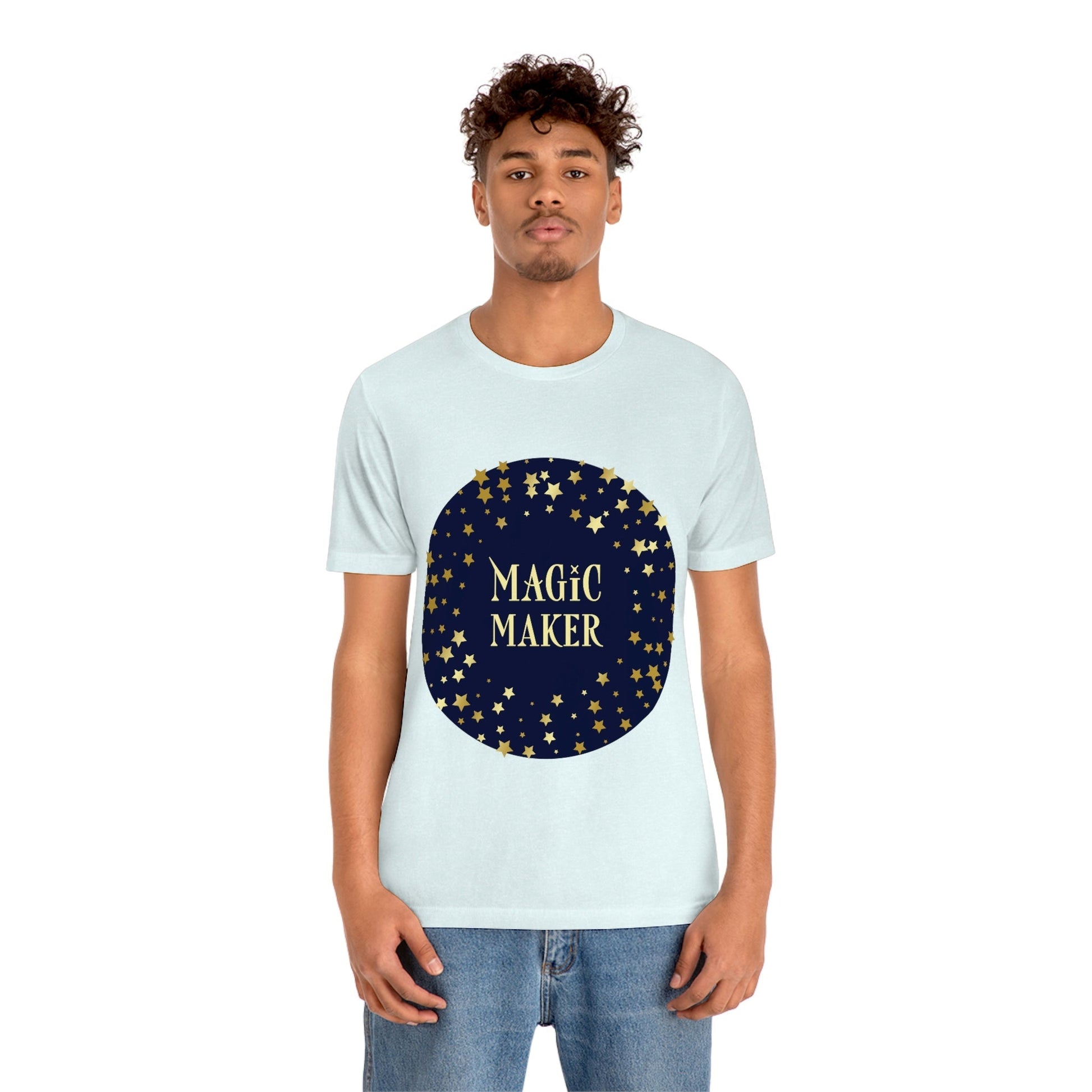 Magic Maker Xmas Holiday Quotes Unisex Jersey Short Sleeve T-Shirt Ichaku [Perfect Gifts Selection]