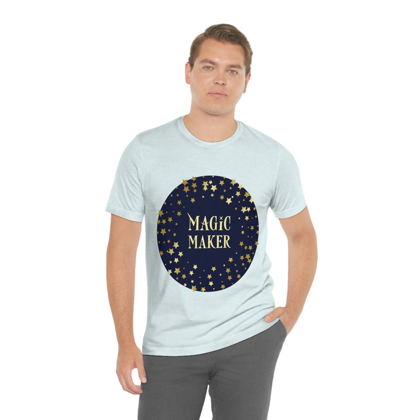 Magic Maker Xmas Holiday Quotes Unisex Jersey Short Sleeve T-Shirt Ichaku [Perfect Gifts Selection]