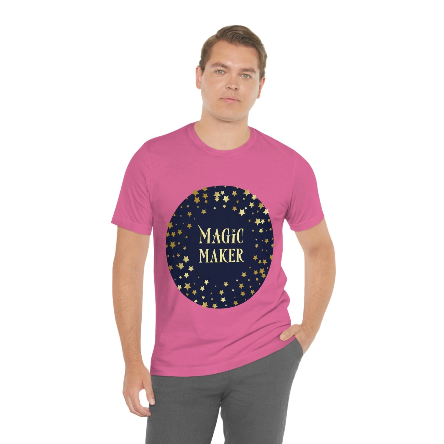 Magic Maker Xmas Holiday Quotes Unisex Jersey Short Sleeve T-Shirt Ichaku [Perfect Gifts Selection]