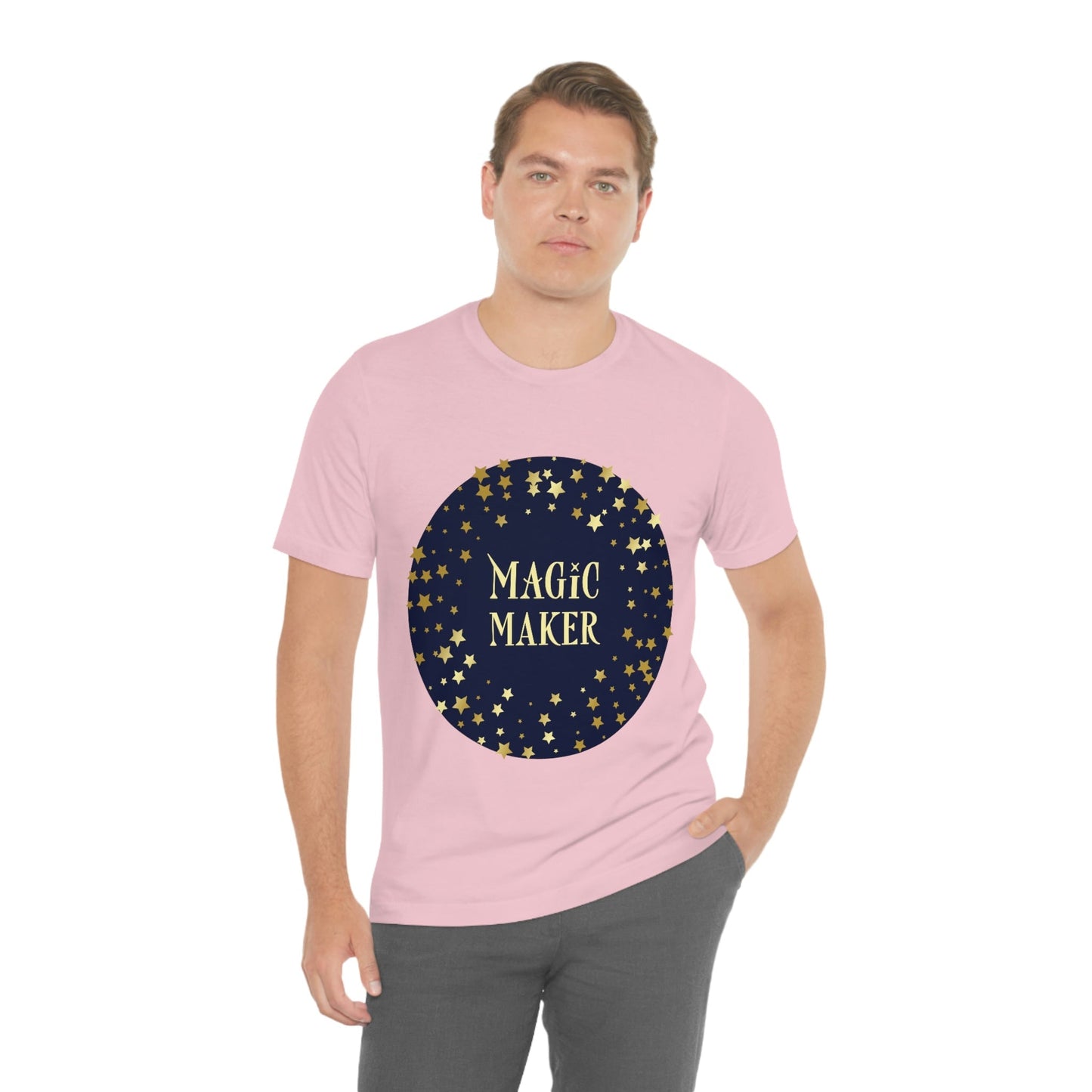 Magic Maker Xmas Holiday Quotes Unisex Jersey Short Sleeve T-Shirt Ichaku [Perfect Gifts Selection]