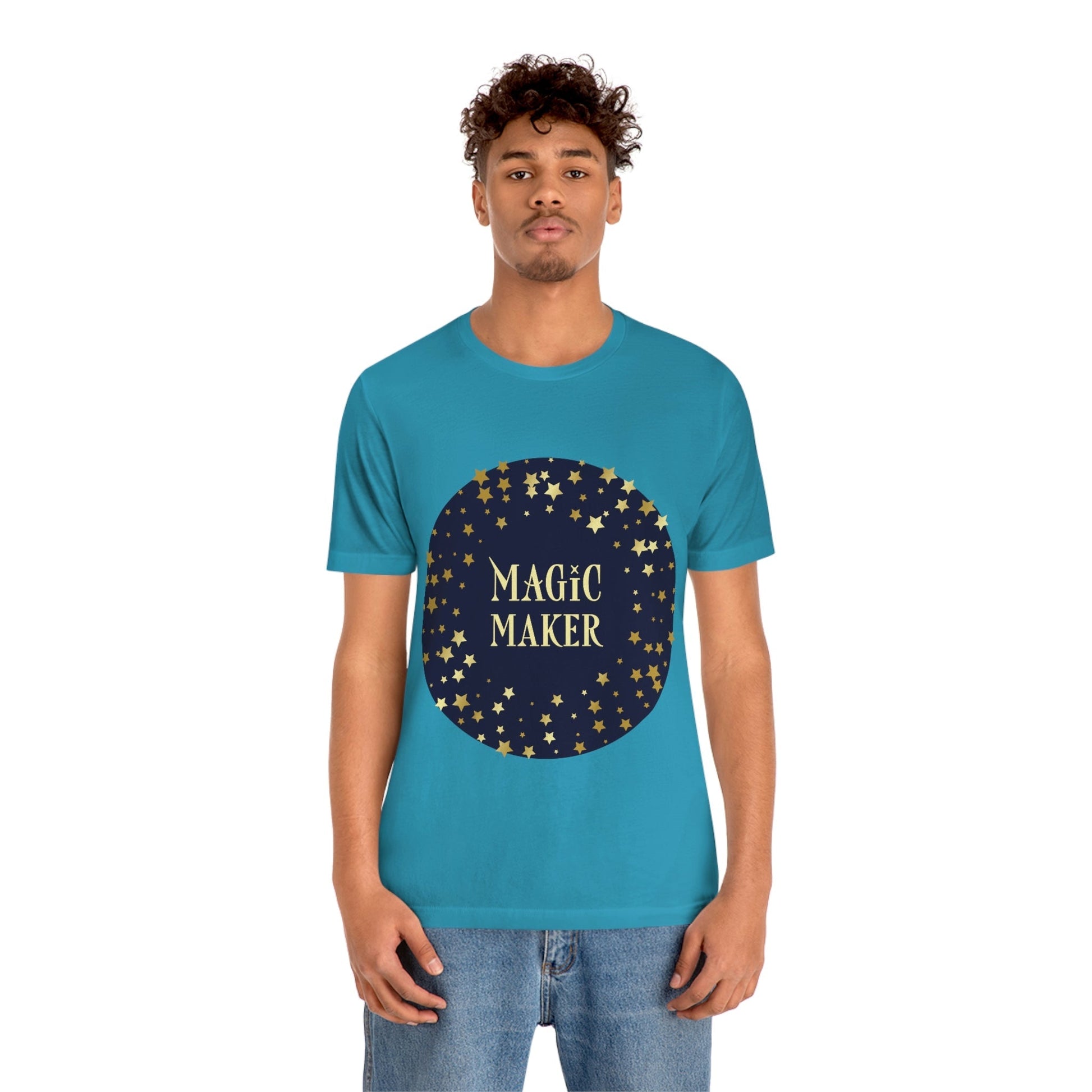 Magic Maker Xmas Holiday Quotes Unisex Jersey Short Sleeve T-Shirt Ichaku [Perfect Gifts Selection]