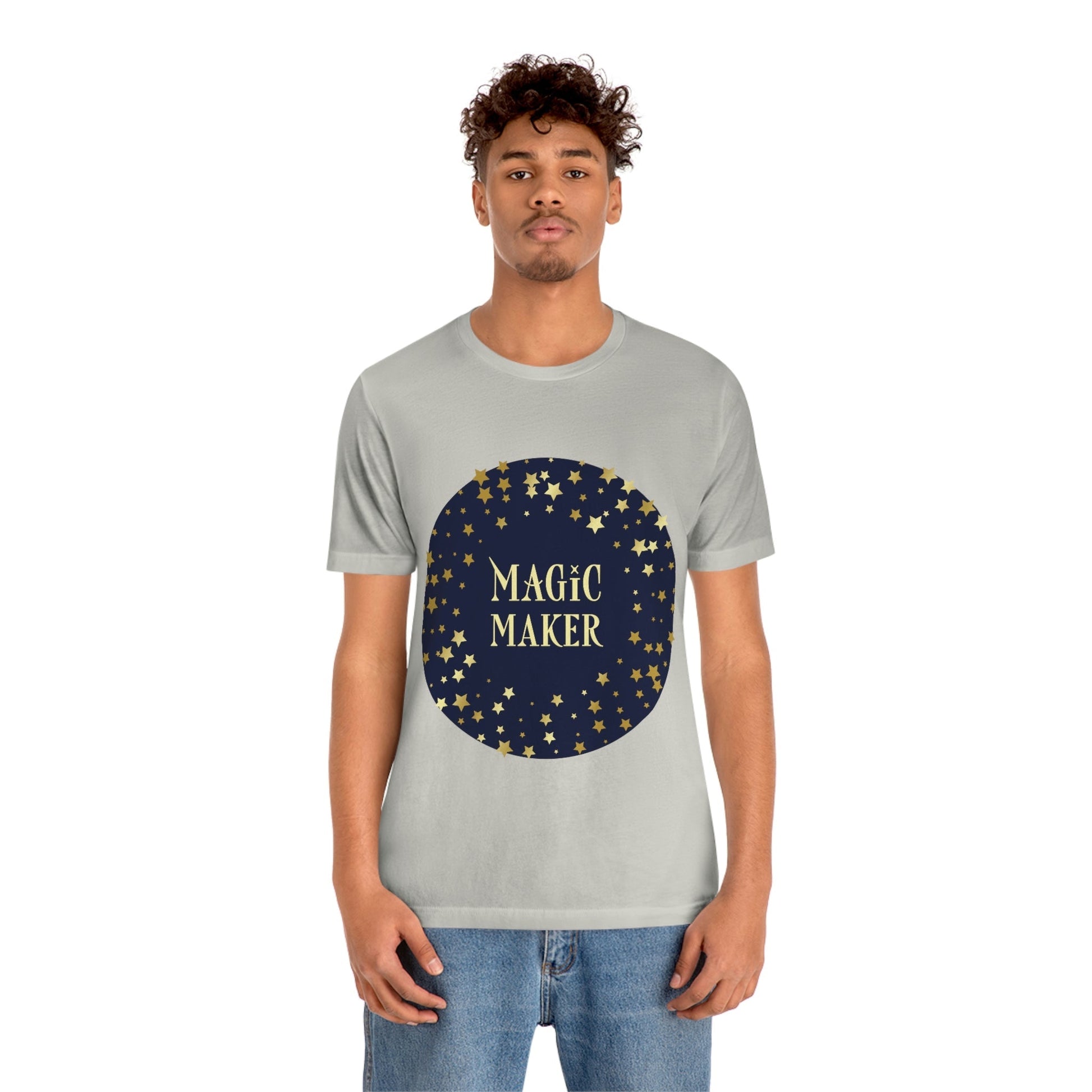 Magic Maker Xmas Holiday Quotes Unisex Jersey Short Sleeve T-Shirt Ichaku [Perfect Gifts Selection]