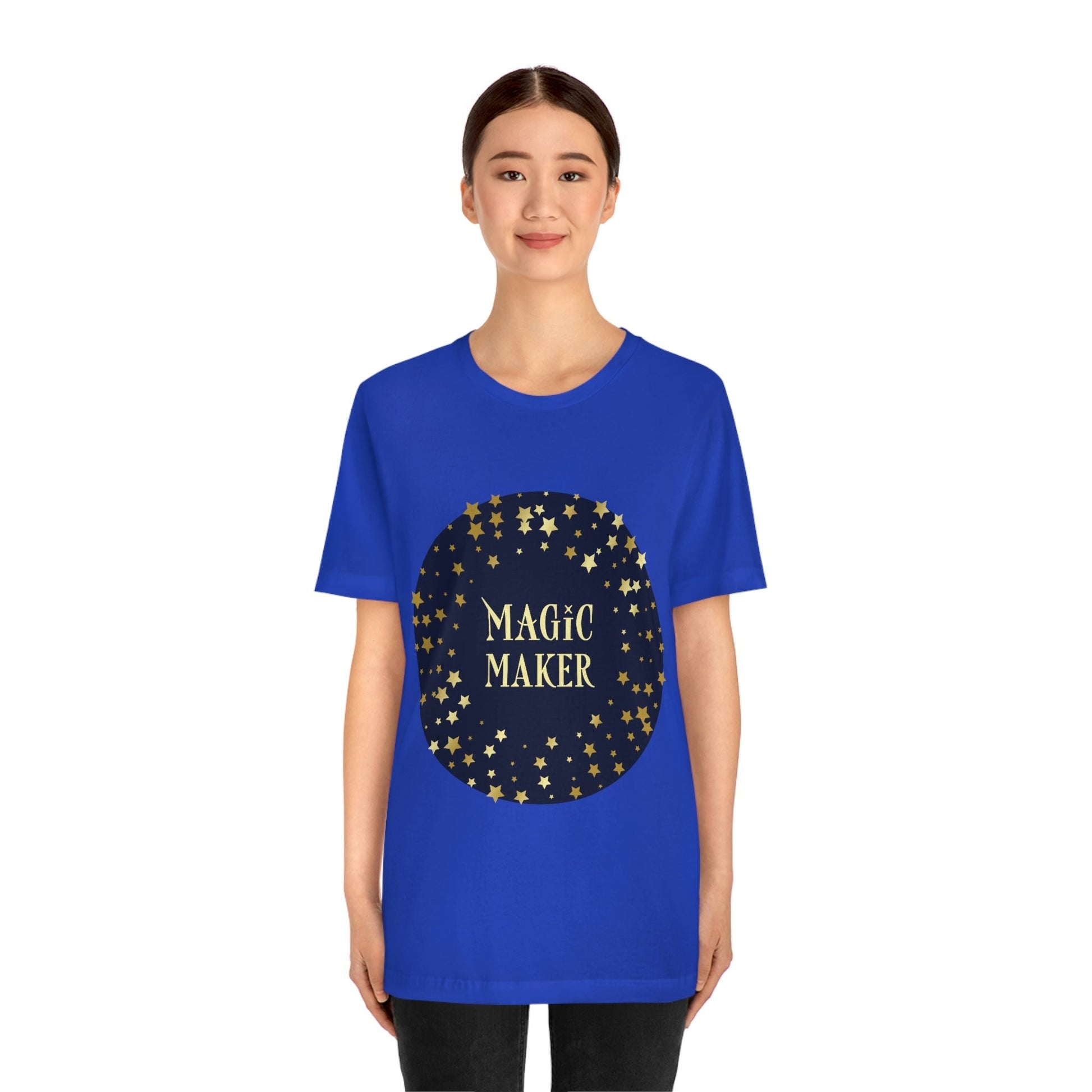 Magic Maker Xmas Holiday Quotes Unisex Jersey Short Sleeve T-Shirt Ichaku [Perfect Gifts Selection]