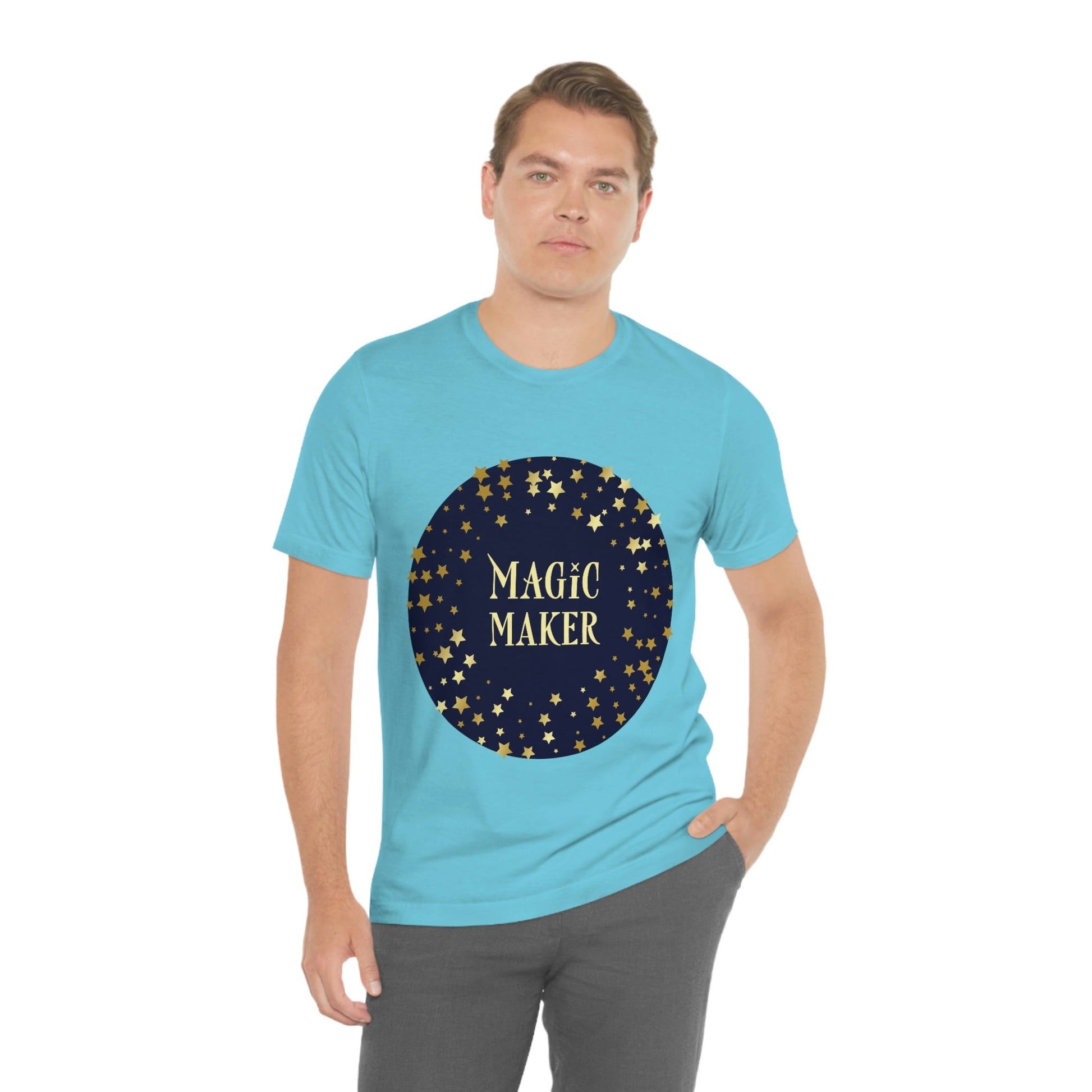 Magic Maker Xmas Holiday Quotes Unisex Jersey Short Sleeve T-Shirt Ichaku [Perfect Gifts Selection]