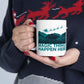 Magic Things Happen Here Santa Merry Christmas Ceramic Mug 11oz Ichaku [Perfect Gifts Selection]