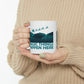 Magic Things Happen Here Santa Merry Christmas Ceramic Mug 11oz Ichaku [Perfect Gifts Selection]