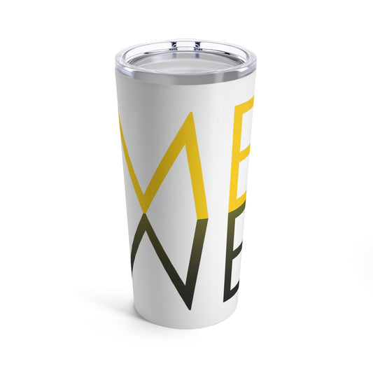 Me We Reflection Typography Romantic Motivation Slogan Stainless Steel Hot or Cold Vacuum Tumbler 20oz Ichaku [Perfect Gifts Selection]