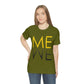 Me We Reflection Typography Romantic Motivation Slogan Unisex Jersey Short Sleeve T-Shirt Ichaku [Perfect Gifts Selection]