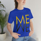 Me We Reflection Typography Romantic Motivation Slogan Unisex Jersey Short Sleeve T-Shirt Ichaku [Perfect Gifts Selection]