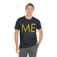 Me We Reflection Typography Romantic Motivation Slogan Unisex Jersey Short Sleeve T-Shirt Ichaku [Perfect Gifts Selection]