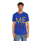 Me We Reflection Typography Romantic Motivation Slogan Unisex Jersey Short Sleeve T-Shirt Ichaku [Perfect Gifts Selection]