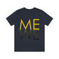 Me We Reflection Typography Romantic Motivation Slogan Unisex Jersey Short Sleeve T-Shirt Ichaku [Perfect Gifts Selection]