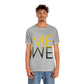 Me We Reflection Typography Romantic Motivation Slogan Unisex Jersey Short Sleeve T-Shirt Ichaku [Perfect Gifts Selection]