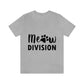 Meow Division Funny Cat Meme Quotes Unisex Jersey Short Sleeve T-Shirt Ichaku [Perfect Gifts Selection]