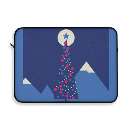 Merry Christmas Card Happy New Year Poster Minimal Modern Art Laptop Sleeve Ichaku [Perfect Gifts Selection]