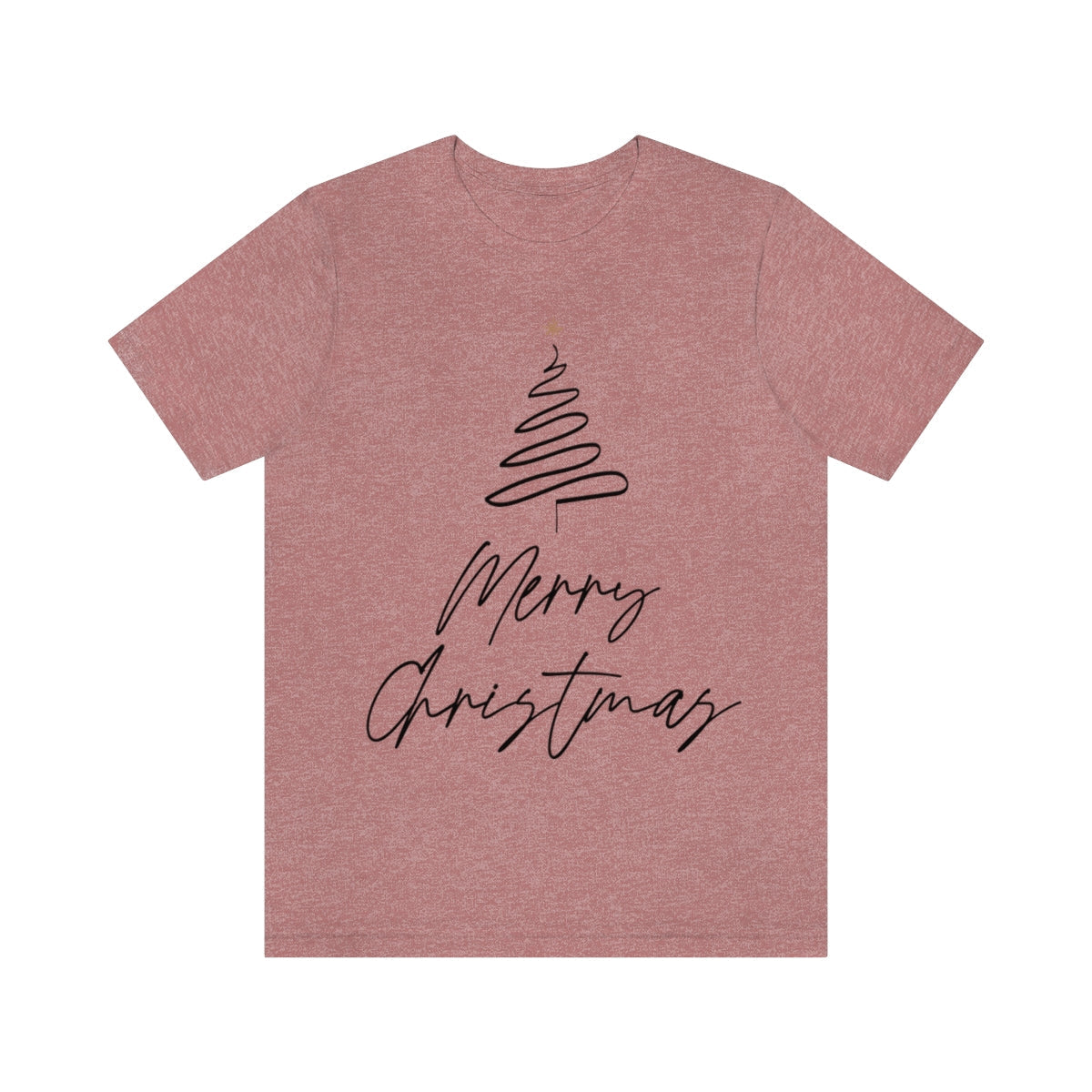 Merry Christmas Tree Gift New Year Slogan Unisex Jersey Short Sleeve T-Shirt Ichaku [Perfect Gifts Selection]