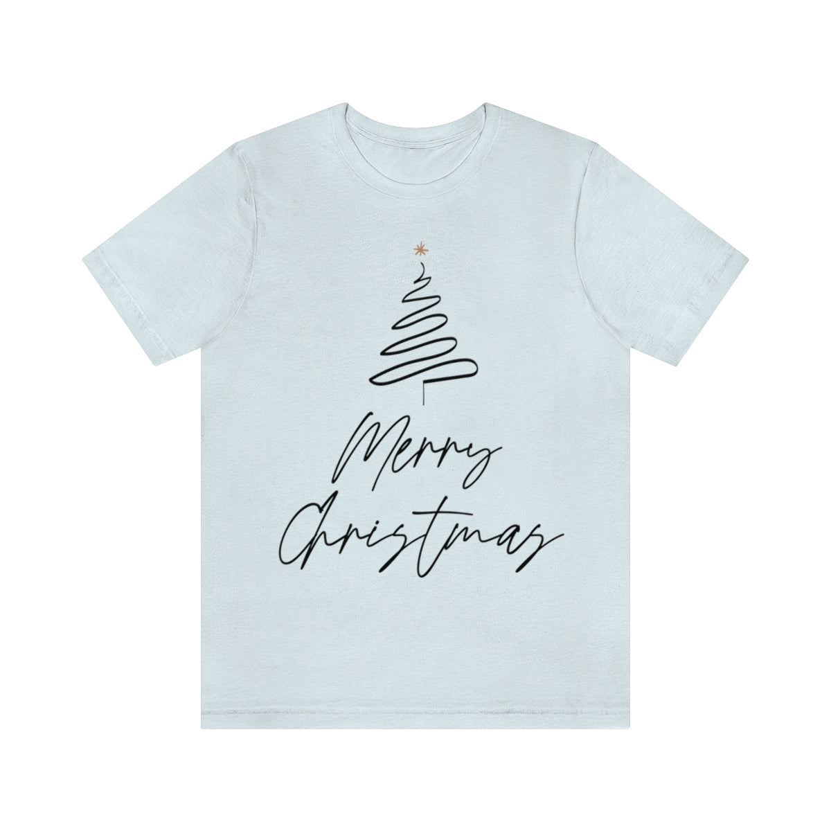 Merry Christmas Tree Gift New Year Slogan Unisex Jersey Short Sleeve T-Shirt Ichaku [Perfect Gifts Selection]