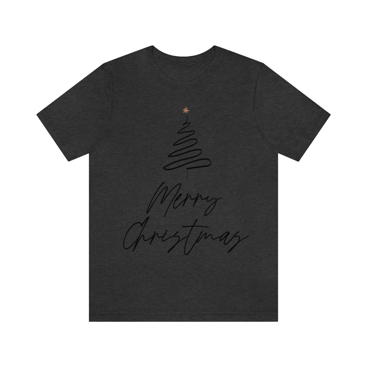 Merry Christmas Tree Gift New Year Slogan Unisex Jersey Short Sleeve T-Shirt Ichaku [Perfect Gifts Selection]