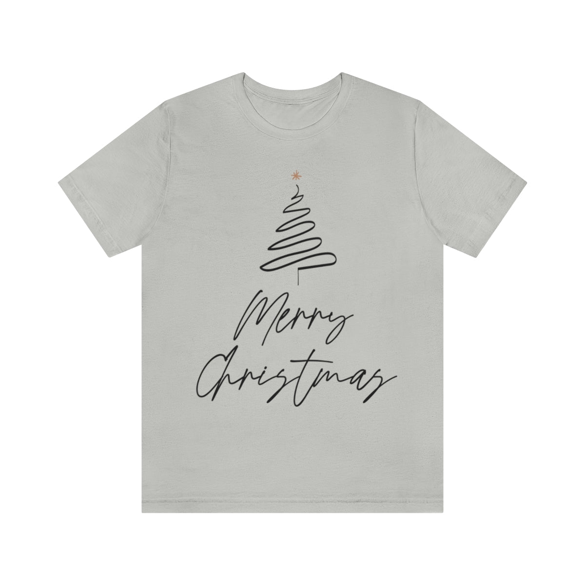 Merry Christmas Tree Gift New Year Slogan Unisex Jersey Short Sleeve T-Shirt Ichaku [Perfect Gifts Selection]