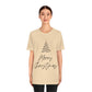 Merry Christmas Tree Gift New Year Slogan Unisex Jersey Short Sleeve T-Shirt Ichaku [Perfect Gifts Selection]