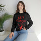 Merry Cluckmas Happy New Year Christmas Quotes Unisex Heavy Blend™ Crewneck Sweatshirt Ichaku [Perfect Gifts Selection]