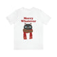 Merry Whatever Angry Christmas Cat Unisex Jersey Short Sleeve T-Shirt Ichaku [Perfect Gifts Selection]