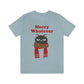 Merry Whatever Angry Christmas Cat Unisex Jersey Short Sleeve T-Shirt Ichaku [Perfect Gifts Selection]