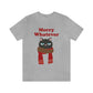 Merry Whatever Angry Christmas Cat Unisex Jersey Short Sleeve T-Shirt Ichaku [Perfect Gifts Selection]