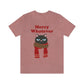 Merry Whatever Angry Christmas Cat Unisex Jersey Short Sleeve T-Shirt Ichaku [Perfect Gifts Selection]