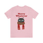 Merry Whatever Angry Christmas Cat Unisex Jersey Short Sleeve T-Shirt Ichaku [Perfect Gifts Selection]