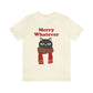 Merry Whatever Angry Christmas Cat Unisex Jersey Short Sleeve T-Shirt Ichaku [Perfect Gifts Selection]