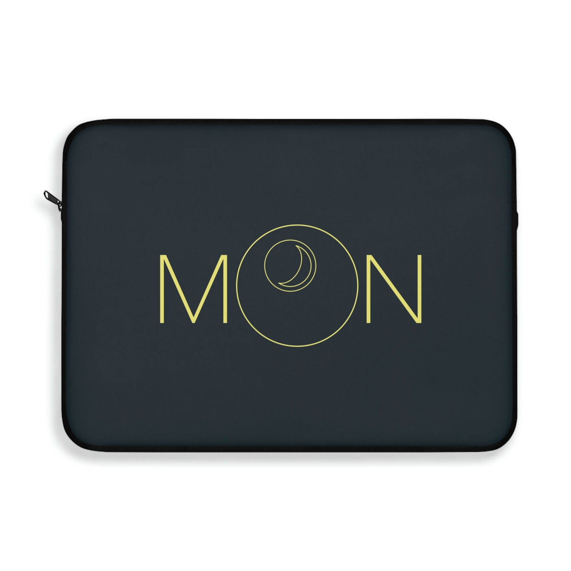 Moon Aesthetic Typography Graphic Drawing Art Laptop Sleeve Ichaku [Perfect Gifts Selection]