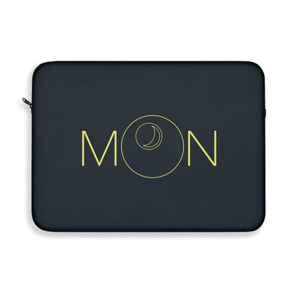 Moon Aesthetic Typography Graphic Drawing Art Laptop Sleeve Ichaku [Perfect Gifts Selection]