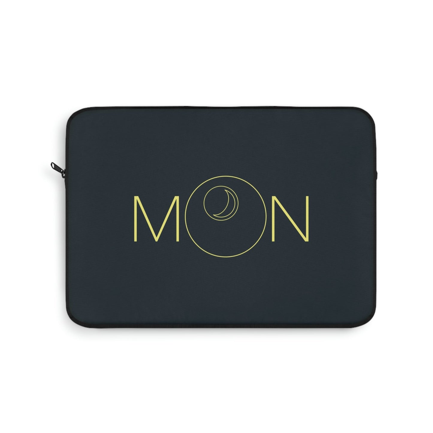 Moon Aesthetic Typography Graphic Drawing Art Laptop Sleeve Ichaku [Perfect Gifts Selection]