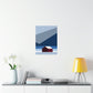 Mountain House Minimal Art Natural Graphic Aesthetic Art Premium Matte Vertical Posters Ichaku [Perfect Gifts Selection]