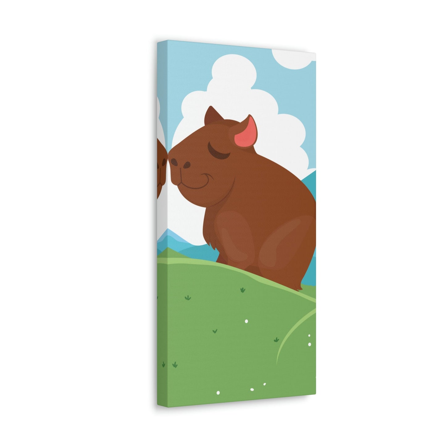 Mountain Wild Capybara Cute Funny Anime Aesthetic Classic Art Canvas Gallery Wraps Ichaku [Perfect Gifts Selection]