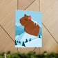 Mountain Wild Capybara Cute Funny Anime Art Cartoon Premium Matte Vertical Posters Ichaku [Perfect Gifts Selection]