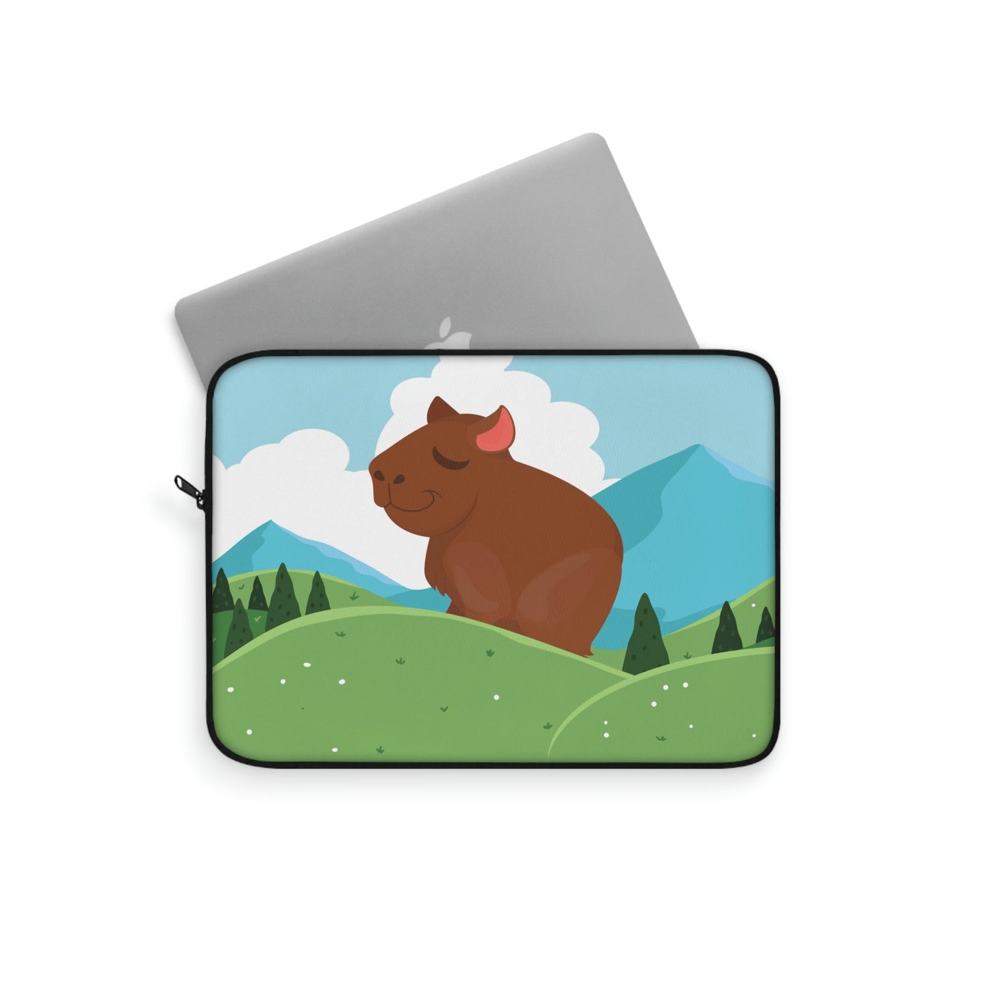 Mountain Wild Capybara Cute Funny Anime Art Laptop Sleeve Ichaku [Perfect Gifts Selection]